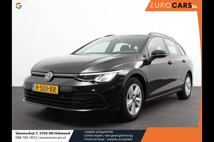 Volkswagen Golf Variant 1.0 TSI 110pk Life Digitale Cockpit Lichtmetalen Velgen Sfeerverlichting Cruise Control Climate Control Adaptive Parkeer sensoren Navigatie Apple Carplay/Android Auto Bluetooth Keyless start