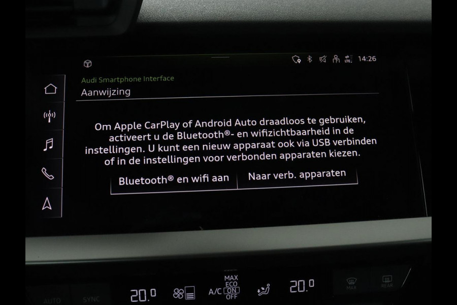 Audi A3 30 TFSI Advanced edition | Park Assist | Carplay | Virtual Cockpit | Sportstoelen | Navigatie | Climate control | Full LED | Cruise control | Bluetooth