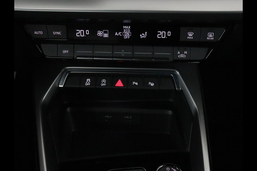 Audi A3 30 TFSI Advanced edition | Park Assist | Carplay | Virtual Cockpit | Sportstoelen | Navigatie | Climate control | Full LED | Cruise control | Bluetooth