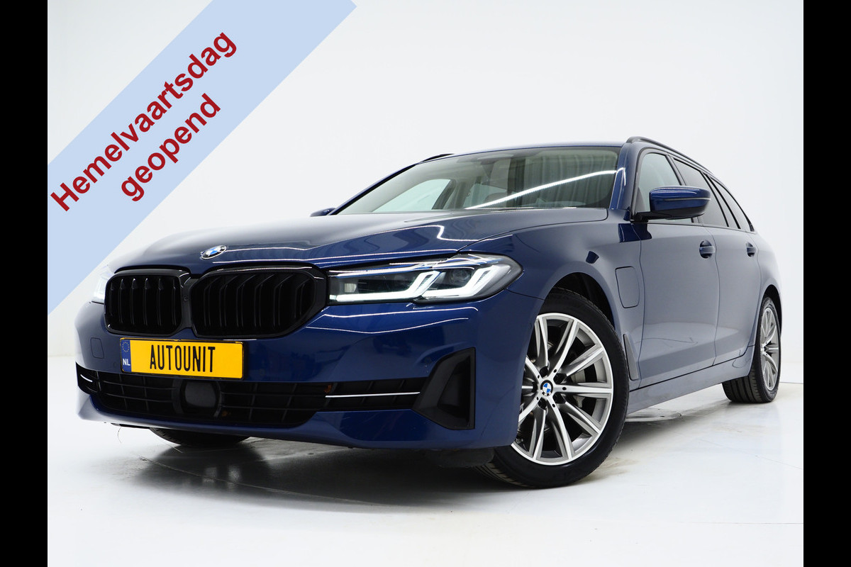 BMW 5 Serie Touring 530e xDrive Shadow | Laser LED | Adaptive Cruise | HUD | Keyless | Leder | Dodehoek | Sfeerlicht