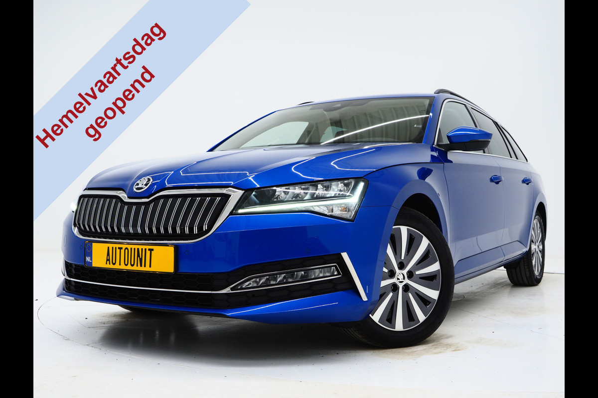 Škoda Superb Combi 1.4 TSI iV 218PK | Panoramadak | Virtual | Adaptive Cruise | Stoelverwarming | DAB | PDC | Carplay