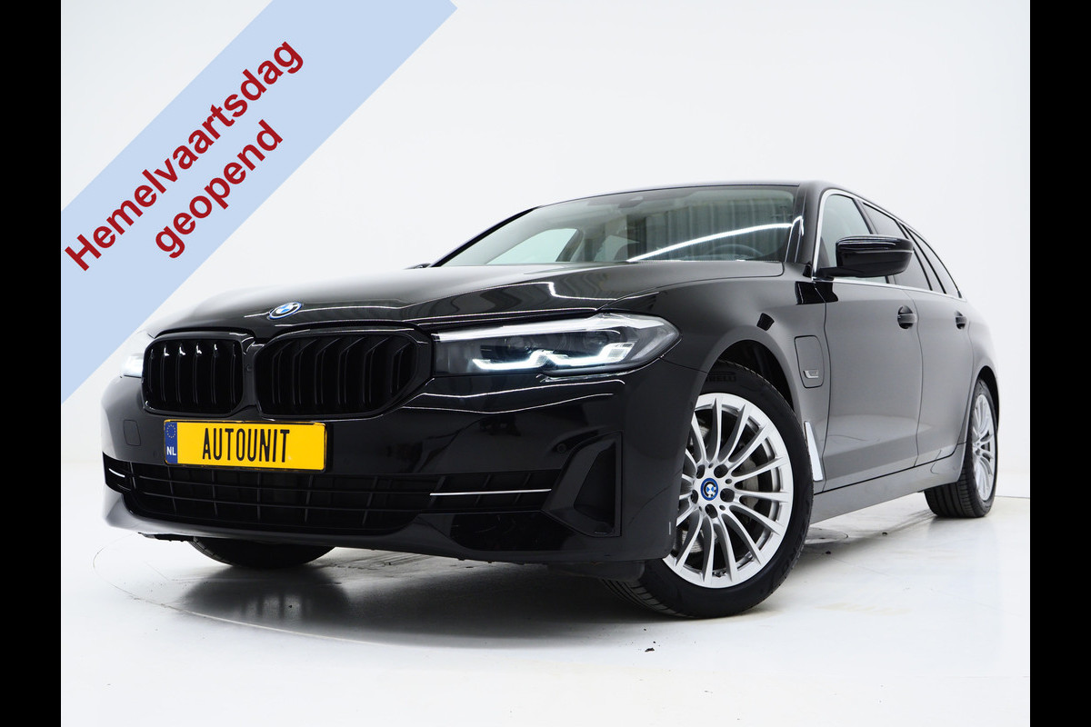 BMW 5 Serie Touring 530e xDrive | Leder | Trekhaak | HUD | Camera | Memory | Stoelkoeling | DAB | Carplay