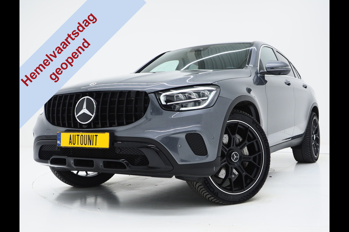 Mercedes-Benz GLC Coupé 300e 4MATIC | Schuifdak | Leder | 360 | Virtual | Sfeerlicht | Keyless | Stoelverwarming | Carplay