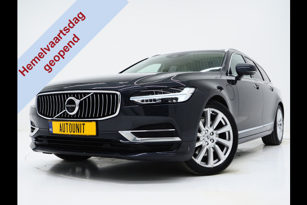 Volvo V90 2.0 T8 AWD Inscription | Panoramadak | Massage | Pilot Assist | HUD | Leder | Keyless | 360 | BLIS | Carplay