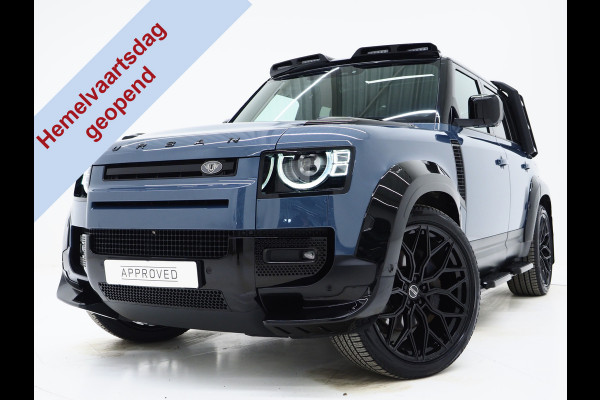 Land Rover Defender 110 2.0 P400e 110 Urban WideTrack Look | Panoramadak | Explorer Pack | Sidesteps | Lightbar | Trekhaak | Meridian | Carplay