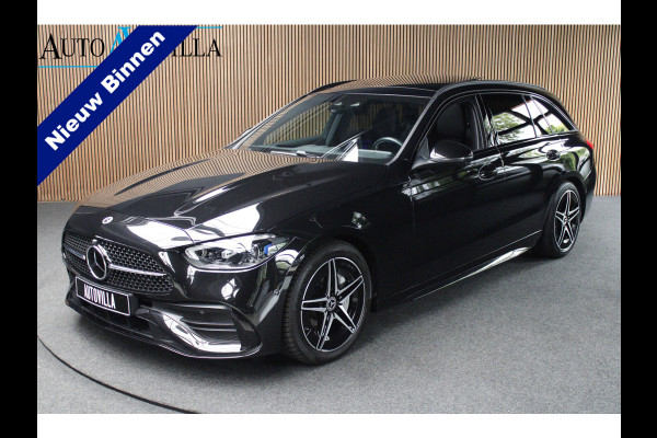 Mercedes-Benz C-Klasse Estate 180 AMG Pano Leder Matrix LED 360 Navi Elektr. trekhaak Memory Stoelverwarming Elektr. trekhaak PTS LM velgen
