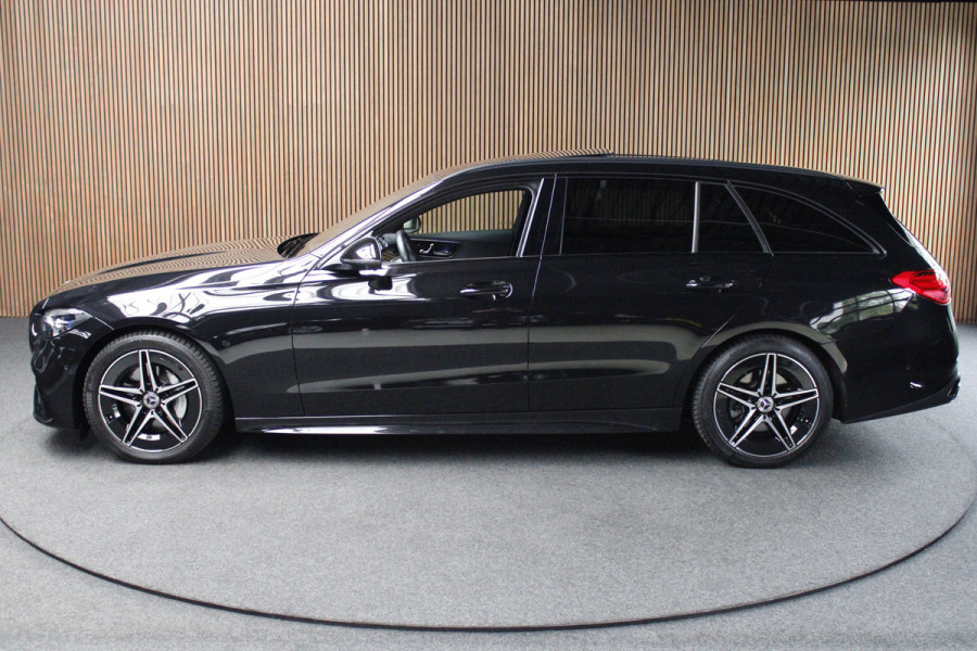 Mercedes-Benz C-Klasse Estate 180 AMG Pano Leder Matrix LED 360 Navi Elektr. trekhaak Memory Stoelverwarming Elektr. trekhaak PTS LM velgen
