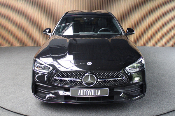 Mercedes-Benz C-Klasse Estate 180 AMG Pano Leder Matrix LED 360 Navi Elektr. trekhaak Memory Stoelverwarming Elektr. trekhaak PTS LM velgen