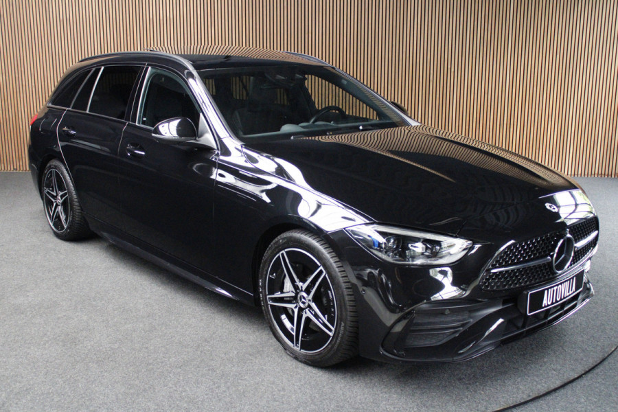 Mercedes-Benz C-Klasse Estate 180 AMG Pano Leder Matrix LED 360 Navi Elektr. trekhaak Memory Stoelverwarming Elektr. trekhaak PTS LM velgen