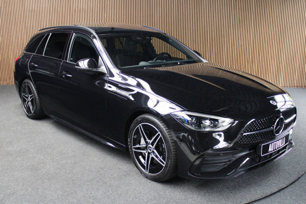 Mercedes-Benz C-Klasse Estate 180 AMG Pano Leder Matrix LED 360 Navi Elektr. trekhaak Memory Stoelverwarming Elektr. trekhaak PTS LM velgen