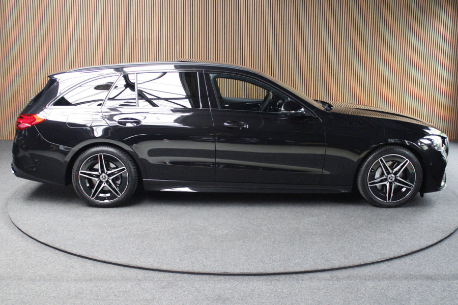Mercedes-Benz C-Klasse Estate 180 AMG Pano Leder Matrix LED 360 Navi Elektr. trekhaak Memory Stoelverwarming Elektr. trekhaak PTS LM velgen