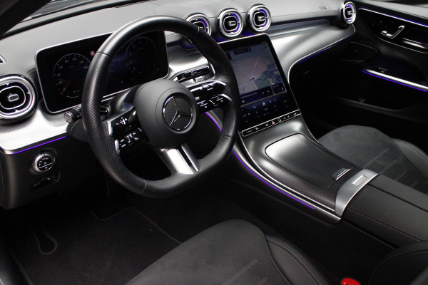Mercedes-Benz C-Klasse Estate 180 AMG Pano Leder Matrix LED 360 Navi Elektr. trekhaak Memory Stoelverwarming Elektr. trekhaak PTS LM velgen