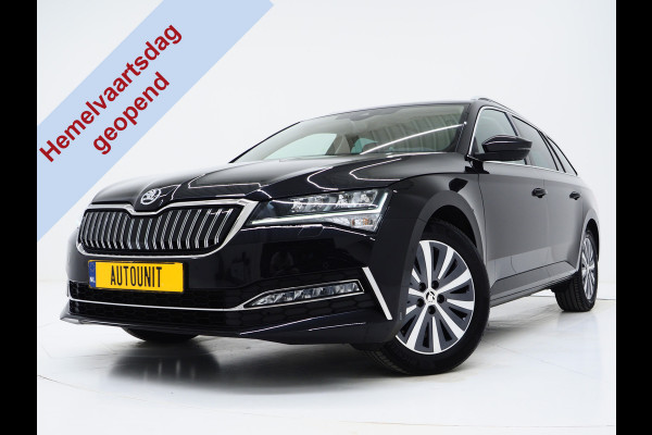 Škoda Superb Combi 1.4 TSI iV Style | Panoramadak | Trekhaak | Leder | 360 | Keyless | Adaptive Cruise | Memory | Carplay