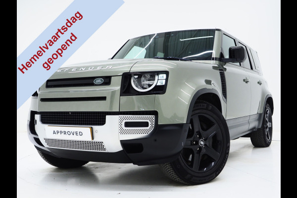 Land Rover Defender 110 2.0 P400e | NL Auto | Panoramadak | Trekhaak | 360 | Keyless | Adaptive Cruise | Leder | Carplay
