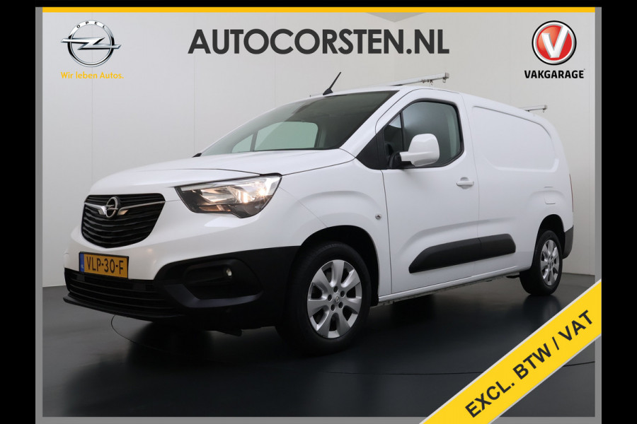 Opel Combo 1.5D 131PK Automaat L2H1 Navi Airco Pdc Dakdragers Apple Carplay Android Auto Cruise DAB Edition Schuifdeur Betonplex Wandbetimmering Bott Inbouwkast Regen-Lichtsensor 1e Eigenaar Origineel Nederlandse Bedrijfswagen