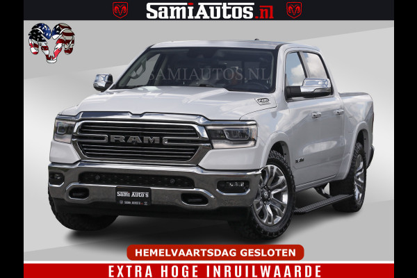 Dodge Ram BOM VOL | 5.7 V8 HEMI 402 PK | LUCHTVERING | ADAPTIVE CRUISE | PANODAK | 360 CAMERA | OPEN UITLAAT KLEP | CREW CAB | DUBBELE CABINE | 5 PERSOONS | DC |
