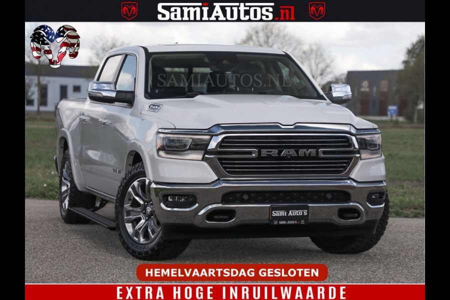 Dodge Ram BOM VOL | 5.7 V8 HEMI 402 PK | LUCHTVERING | ADAPTIVE CRUISE | PANODAK | 360 CAMERA | OPEN UITLAAT KLEP | CREW CAB | DUBBELE CABINE | 5 PERSOONS | DC |