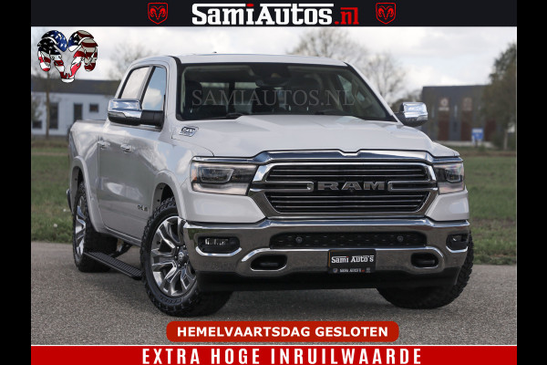 Dodge Ram BOM VOL | 5.7 V8 HEMI 402 PK | LUCHTVERING | ADAPTIVE CRUISE | PANODAK | 360 CAMERA | OPEN UITLAAT KLEP | CREW CAB | DUBBELE CABINE | 5 PERSOONS | DC |