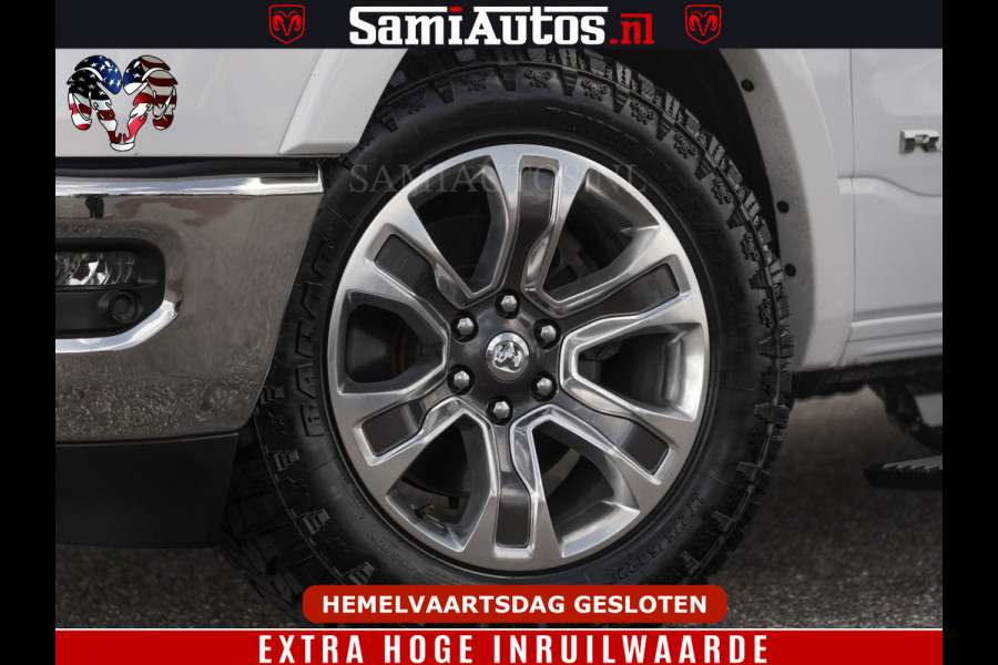 Dodge Ram BOM VOL | 5.7 V8 HEMI 402 PK | LUCHTVERING | ADAPTIVE CRUISE | PANODAK | 360 CAMERA | OPEN UITLAAT KLEP | CREW CAB | DUBBELE CABINE | 5 PERSOONS | DC |