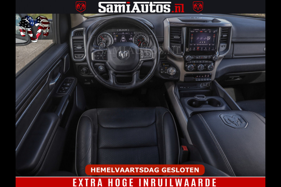 Dodge Ram BOM VOL | 5.7 V8 HEMI 402 PK | LUCHTVERING | ADAPTIVE CRUISE | PANODAK | 360 CAMERA | OPEN UITLAAT KLEP | CREW CAB | DUBBELE CABINE | 5 PERSOONS | DC |