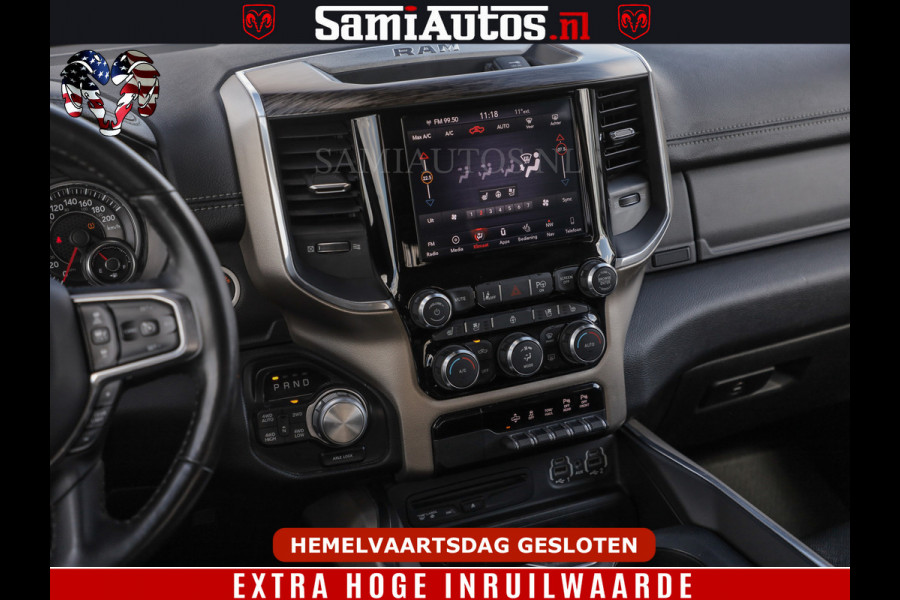 Dodge Ram BOM VOL | 5.7 V8 HEMI 402 PK | LUCHTVERING | ADAPTIVE CRUISE | PANODAK | 360 CAMERA | OPEN UITLAAT KLEP | CREW CAB | DUBBELE CABINE | 5 PERSOONS | DC |
