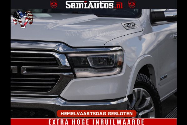Dodge Ram BOM VOL | 5.7 V8 HEMI 402 PK | LUCHTVERING | ADAPTIVE CRUISE | PANODAK | 360 CAMERA | OPEN UITLAAT KLEP | CREW CAB | DUBBELE CABINE | 5 PERSOONS | DC |