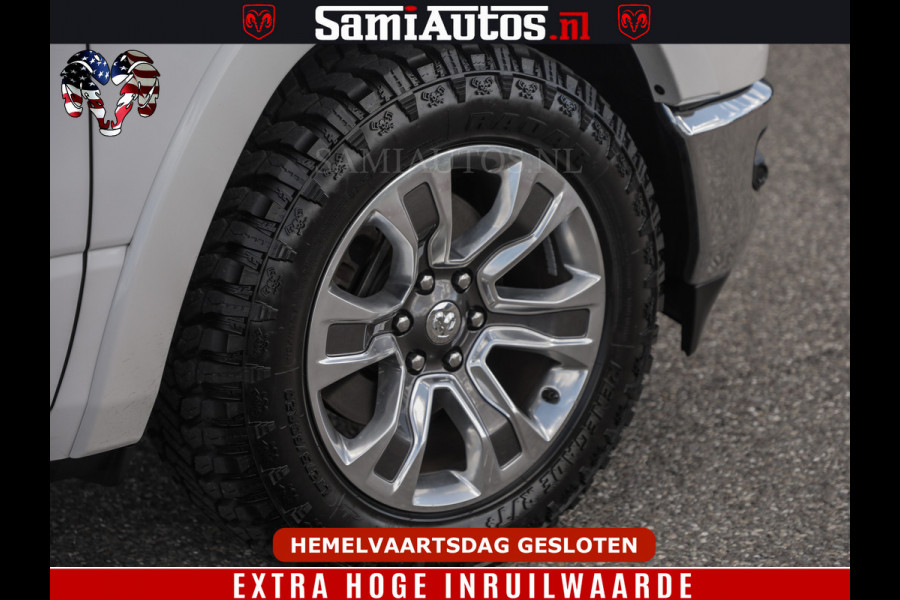 Dodge Ram BOM VOL | 5.7 V8 HEMI 402 PK | LUCHTVERING | ADAPTIVE CRUISE | PANODAK | 360 CAMERA | OPEN UITLAAT KLEP | CREW CAB | DUBBELE CABINE | 5 PERSOONS | DC |
