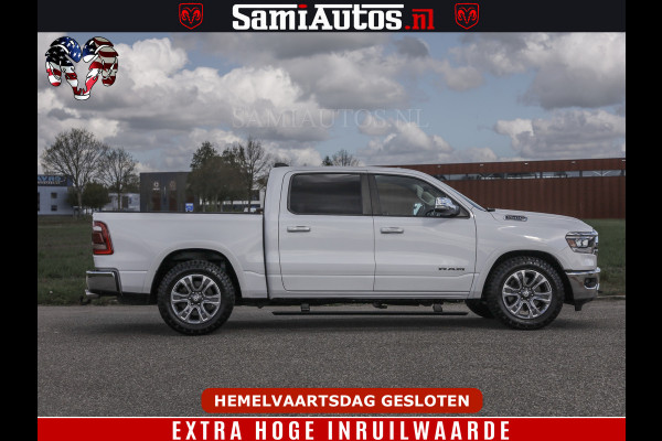 Dodge Ram BOM VOL | 5.7 V8 HEMI 402 PK | LUCHTVERING | ADAPTIVE CRUISE | PANODAK | 360 CAMERA | OPEN UITLAAT KLEP | CREW CAB | DUBBELE CABINE | 5 PERSOONS | DC |