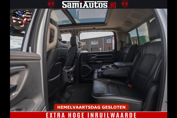 Dodge Ram BOM VOL | 5.7 V8 HEMI 402 PK | LUCHTVERING | ADAPTIVE CRUISE | PANODAK | 360 CAMERA | OPEN UITLAAT KLEP | CREW CAB | DUBBELE CABINE | 5 PERSOONS | DC |