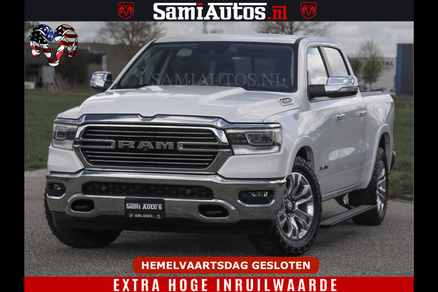 Dodge Ram BOM VOL | 5.7 V8 HEMI 402 PK | LUCHTVERING | ADAPTIVE CRUISE | PANODAK | 360 CAMERA | OPEN UITLAAT KLEP | CREW CAB | DUBBELE CABINE | 5 PERSOONS | DC |