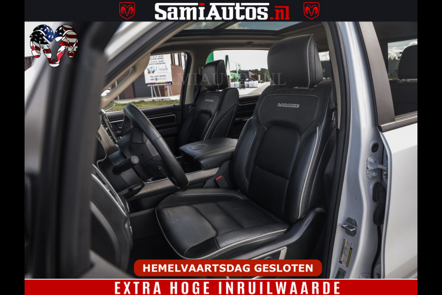 Dodge Ram BOM VOL | 5.7 V8 HEMI 402 PK | LUCHTVERING | ADAPTIVE CRUISE | PANODAK | 360 CAMERA | OPEN UITLAAT KLEP | CREW CAB | DUBBELE CABINE | 5 PERSOONS | DC |