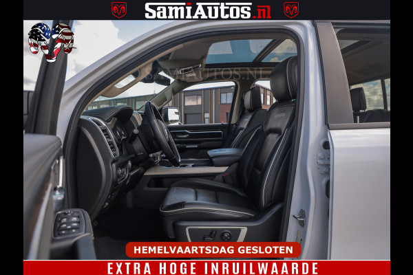 Dodge Ram BOM VOL | 5.7 V8 HEMI 402 PK | LUCHTVERING | ADAPTIVE CRUISE | PANODAK | 360 CAMERA | OPEN UITLAAT KLEP | CREW CAB | DUBBELE CABINE | 5 PERSOONS | DC |
