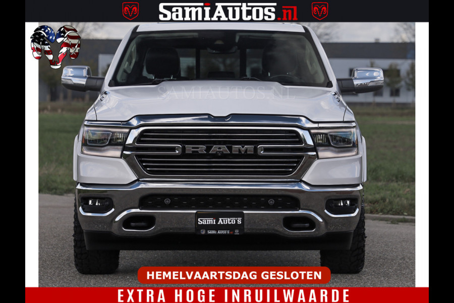 Dodge Ram BOM VOL | 5.7 V8 HEMI 402 PK | LUCHTVERING | ADAPTIVE CRUISE | PANODAK | 360 CAMERA | OPEN UITLAAT KLEP | CREW CAB | DUBBELE CABINE | 5 PERSOONS | DC |
