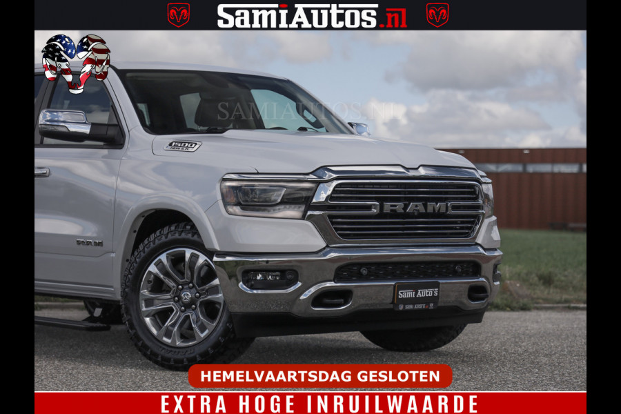 Dodge Ram BOM VOL | 5.7 V8 HEMI 402 PK | LUCHTVERING | ADAPTIVE CRUISE | PANODAK | 360 CAMERA | OPEN UITLAAT KLEP | CREW CAB | DUBBELE CABINE | 5 PERSOONS | DC |