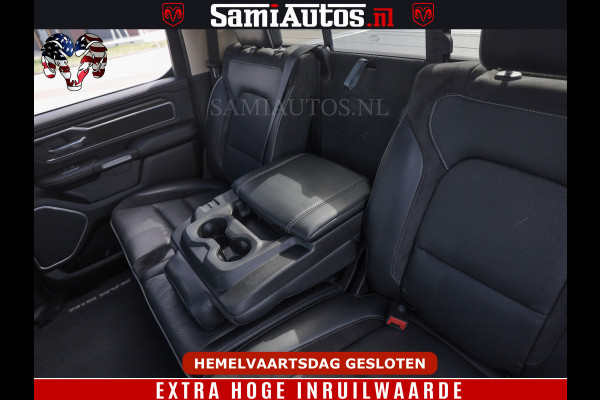 Dodge Ram BOM VOL | 5.7 V8 HEMI 402 PK | LUCHTVERING | ADAPTIVE CRUISE | PANODAK | 360 CAMERA | OPEN UITLAAT KLEP | CREW CAB | DUBBELE CABINE | 5 PERSOONS | DC |