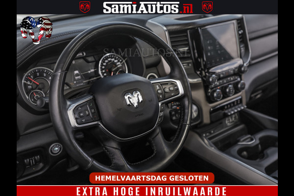 Dodge Ram BOM VOL | 5.7 V8 HEMI 402 PK | LUCHTVERING | ADAPTIVE CRUISE | PANODAK | 360 CAMERA | OPEN UITLAAT KLEP | CREW CAB | DUBBELE CABINE | 5 PERSOONS | DC |
