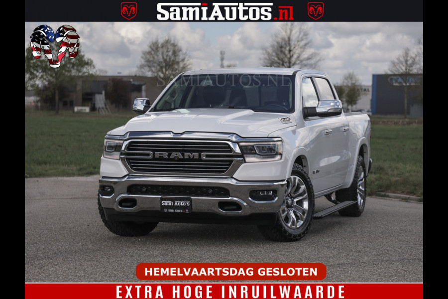 Dodge Ram BOM VOL | 5.7 V8 HEMI 402 PK | LUCHTVERING | ADAPTIVE CRUISE | PANODAK | 360 CAMERA | OPEN UITLAAT KLEP | CREW CAB | DUBBELE CABINE | 5 PERSOONS | DC |