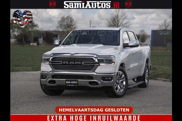 Dodge Ram BOM VOL | 5.7 V8 HEMI 402 PK | LUCHTVERING | ADAPTIVE CRUISE | PANODAK | 360 CAMERA | OPEN UITLAAT KLEP | CREW CAB | DUBBELE CABINE | 5 PERSOONS | DC |