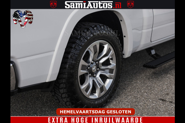 Dodge Ram BOM VOL | 5.7 V8 HEMI 402 PK | LUCHTVERING | ADAPTIVE CRUISE | PANODAK | 360 CAMERA | OPEN UITLAAT KLEP | CREW CAB | DUBBELE CABINE | 5 PERSOONS | DC |