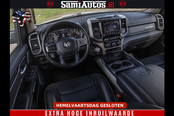 Dodge Ram BOM VOL | 5.7 V8 HEMI 402 PK | LUCHTVERING | ADAPTIVE CRUISE | PANODAK | 360 CAMERA | OPEN UITLAAT KLEP | CREW CAB | DUBBELE CABINE | 5 PERSOONS | DC |