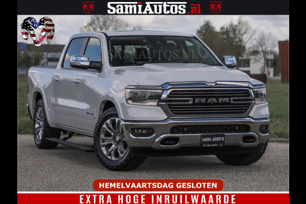 Dodge Ram BOM VOL | 5.7 V8 HEMI 402 PK | LUCHTVERING | ADAPTIVE CRUISE | PANODAK | 360 CAMERA | OPEN UITLAAT KLEP | CREW CAB | DUBBELE CABINE | 5 PERSOONS | DC |