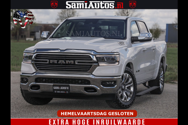 Dodge Ram BOM VOL | 5.7 V8 HEMI 402 PK | LUCHTVERING | ADAPTIVE CRUISE | PANODAK | 360 CAMERA | OPEN UITLAAT KLEP | CREW CAB | DUBBELE CABINE | 5 PERSOONS | DC |
