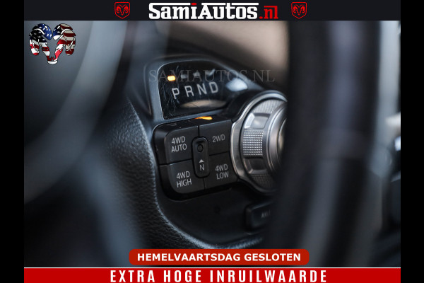 Dodge Ram BOM VOL | 5.7 V8 HEMI 402 PK | LUCHTVERING | ADAPTIVE CRUISE | PANODAK | 360 CAMERA | OPEN UITLAAT KLEP | CREW CAB | DUBBELE CABINE | 5 PERSOONS | DC |