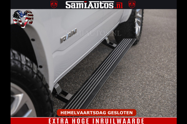 Dodge Ram BOM VOL | 5.7 V8 HEMI 402 PK | LUCHTVERING | ADAPTIVE CRUISE | PANODAK | 360 CAMERA | OPEN UITLAAT KLEP | CREW CAB | DUBBELE CABINE | 5 PERSOONS | DC |
