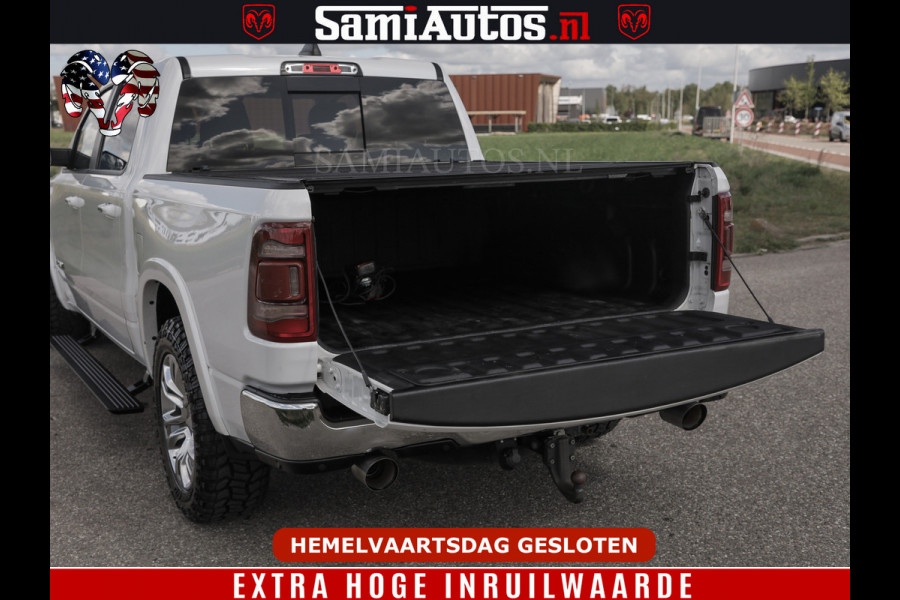 Dodge Ram BOM VOL | 5.7 V8 HEMI 402 PK | LUCHTVERING | ADAPTIVE CRUISE | PANODAK | 360 CAMERA | OPEN UITLAAT KLEP | CREW CAB | DUBBELE CABINE | 5 PERSOONS | DC |