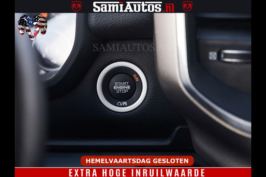 Dodge Ram BOM VOL | 5.7 V8 HEMI 402 PK | LUCHTVERING | ADAPTIVE CRUISE | PANODAK | 360 CAMERA | OPEN UITLAAT KLEP | CREW CAB | DUBBELE CABINE | 5 PERSOONS | DC |
