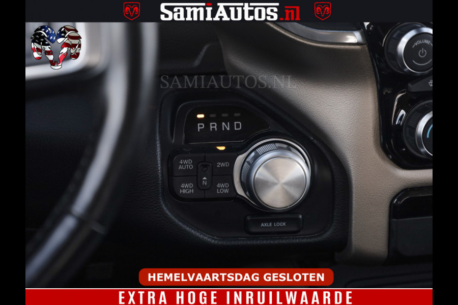 Dodge Ram BOM VOL | 5.7 V8 HEMI 402 PK | LUCHTVERING | ADAPTIVE CRUISE | PANODAK | 360 CAMERA | OPEN UITLAAT KLEP | CREW CAB | DUBBELE CABINE | 5 PERSOONS | DC |