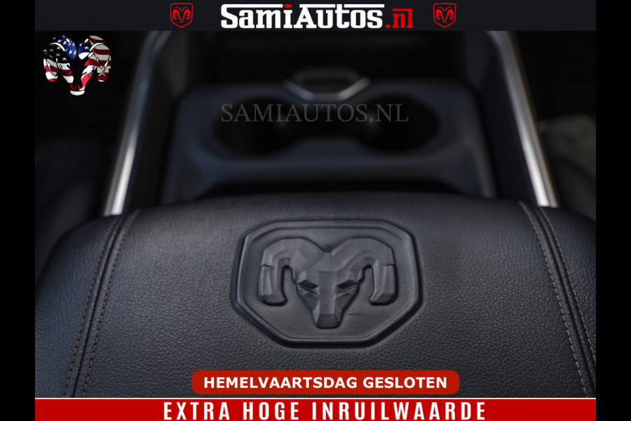 Dodge Ram BOM VOL | 5.7 V8 HEMI 402 PK | LUCHTVERING | ADAPTIVE CRUISE | PANODAK | 360 CAMERA | OPEN UITLAAT KLEP | CREW CAB | DUBBELE CABINE | 5 PERSOONS | DC |