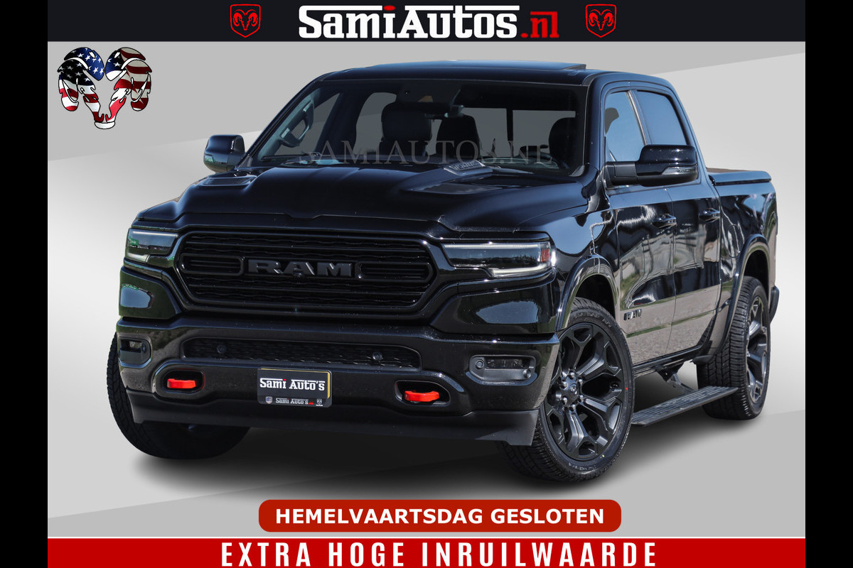 Dodge Ram BLACK OPS LIMITED 5.7 V8 4x4 | HUD | LUCHTVERING | BOM VOL | CREW CAB | DUBBELE CABINE | 5 PERSOONS | DC |