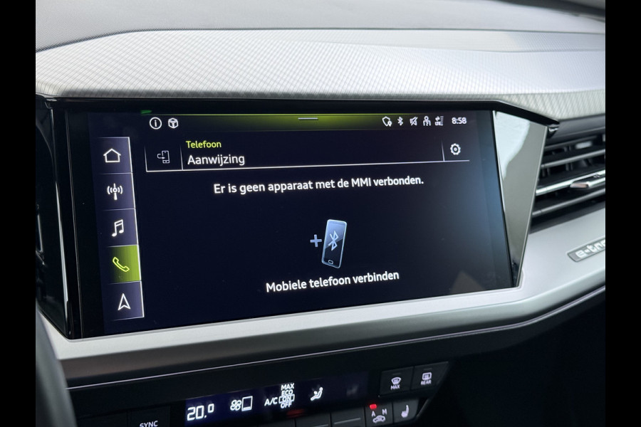 Audi Q4 e-tron 35 Advanced Edition SOH 91% Adap.Cruise Adap.Demping Apple Carplay Android Auto Stoelverwarming Navi Ecc Camera Pdc Matrix Led Elek.Achterklep Privacy Glas Wifi 1e Eigenaar Origineel Nederlandse Auto